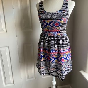 Casual and colorful mini dress